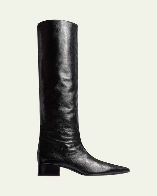 Andee Leather Knee Boots
